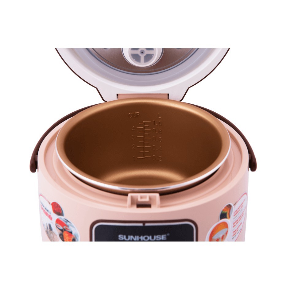 Nồi cơm điện 1L SUNHOUSE SHD8208C | BigBuy360 - bigbuy360.vn