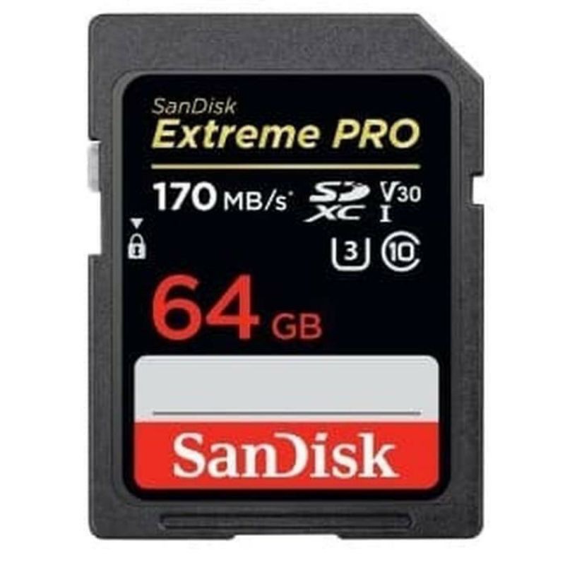 Thẻ Nhớ Hiệu Sandisk Extreme Pro Sdxc 64gb Dung Lượng 64gb