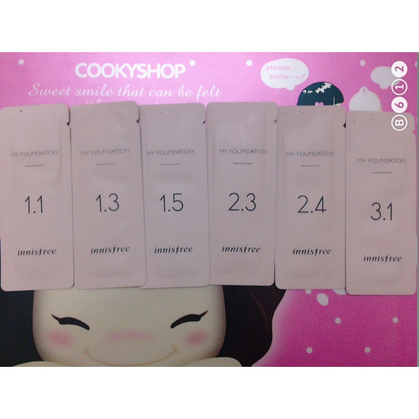 Sample Kem Nền Innisfree My Foundation 1ml | BigBuy360 - bigbuy360.vn