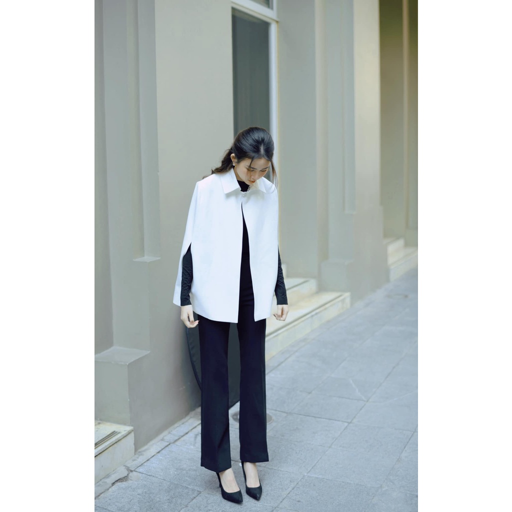 BOHEE Mã A211_Áo CAPE dài - Trắng | BigBuy360 - bigbuy360.vn