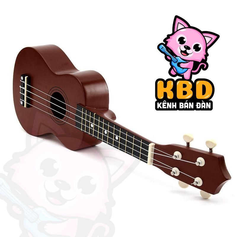 Đàn Ukulele soprano màu trơn KBD 33A15-Tr (Màu trắng)