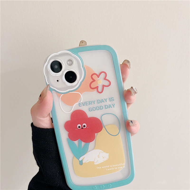 Ốp lưng iphone Ốp Điện Thoại Họa Tiết Hoa Bảo Vệ Cho Iphone 13Pro / X / 11 / 12 / xr 7 / 8PLUS / 14 / PROMAX Dinuo case