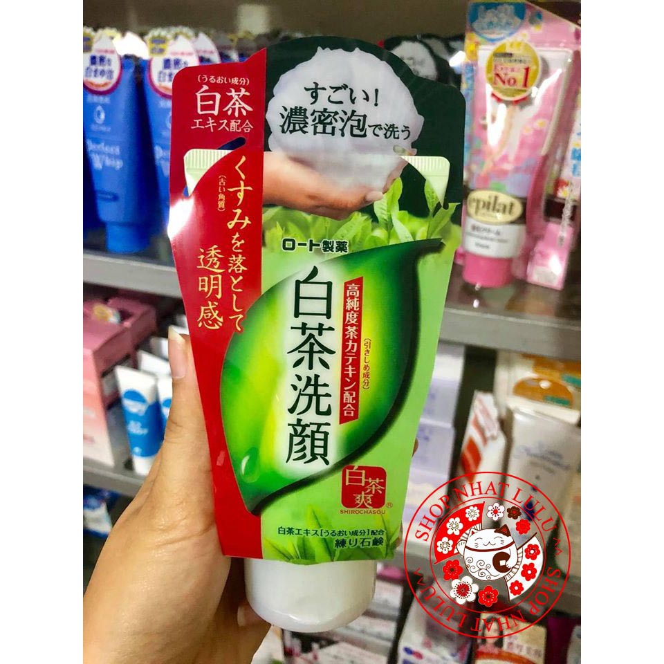 Sữa rửa mặt trà xanh 120g của nhật