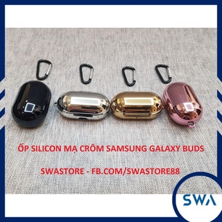 Bao silicon mạ crom tai nghe không dây Samsung Galaxy Buds