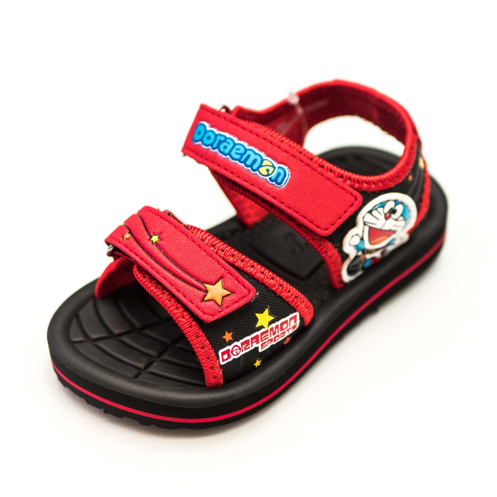 GIÀY SANDAL XỐP QUAI HẬU HỌC SINH BÉ TRAI DORAEMON DXB128722 (ĐỎ + XANH DƯƠNG)