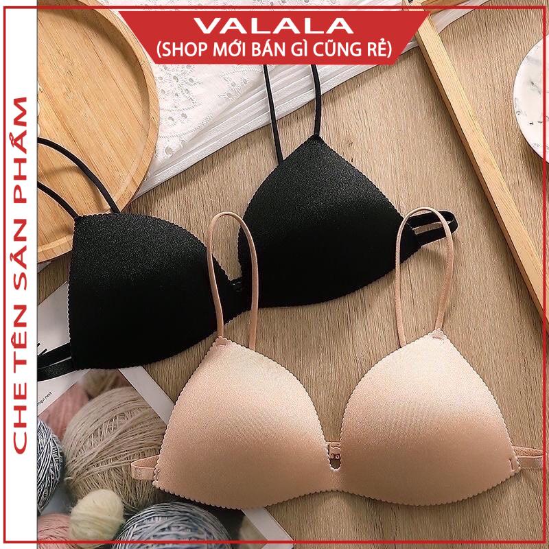 Áo ngực nữ dây mảnh đệm mỏng su đúc Valala, áo lót nữ bra mỏng nhẹ siêu xinh 818.