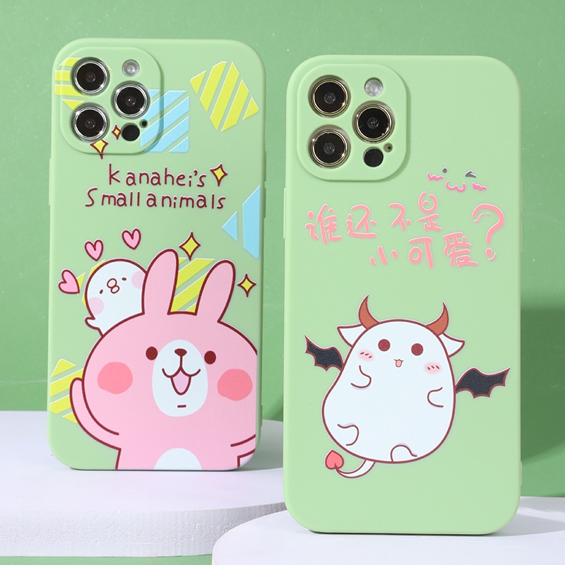 Ốp Điện Thoại Silicon Mềm Màu Xanh Matcha Cho Iphone 11 12 Mini Pro Max Se 6 6s 7 8 Plus X Xr Xs Max