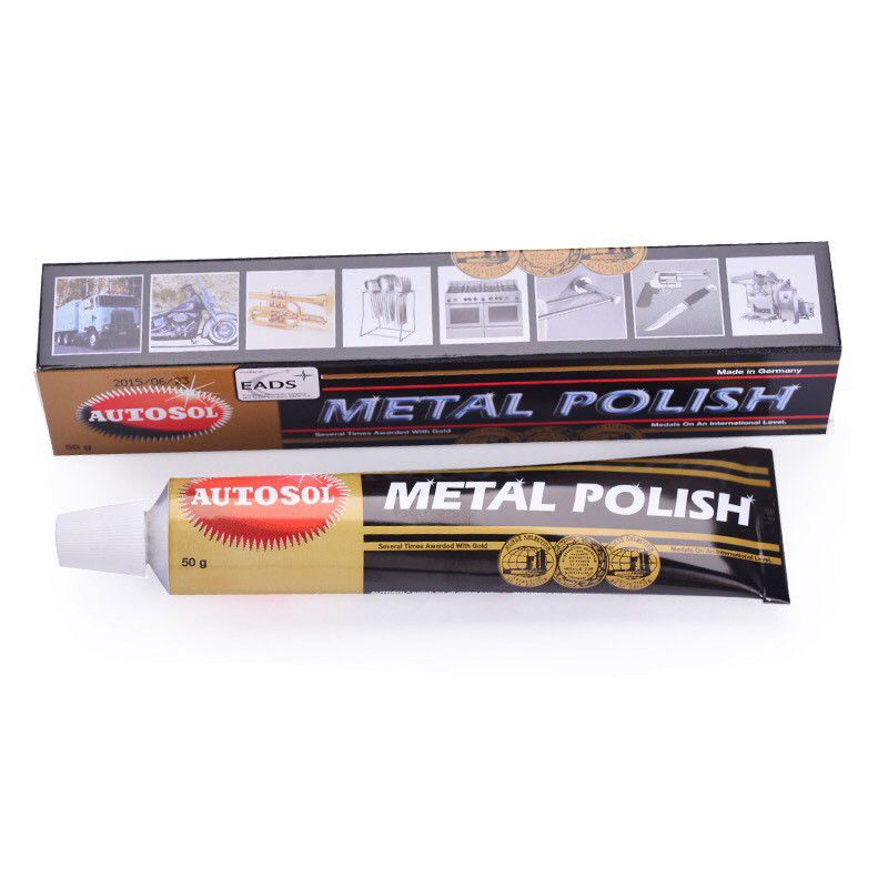 kem đánh bóng kim loại autosol metal polish đa năng tuýp 50g chuyên dụng trong sửa chữa đồng hồ đeo tay
