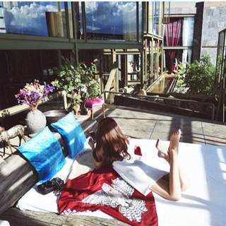 Khăn choàng boho hình đại bàng siêu chất