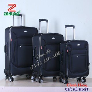 Vali vải kéo VLX - 022, vali vải dù chống thấm chính hãng Hùng Phát, Sang trọng, lịch sự. Bảo hành 12 tháng