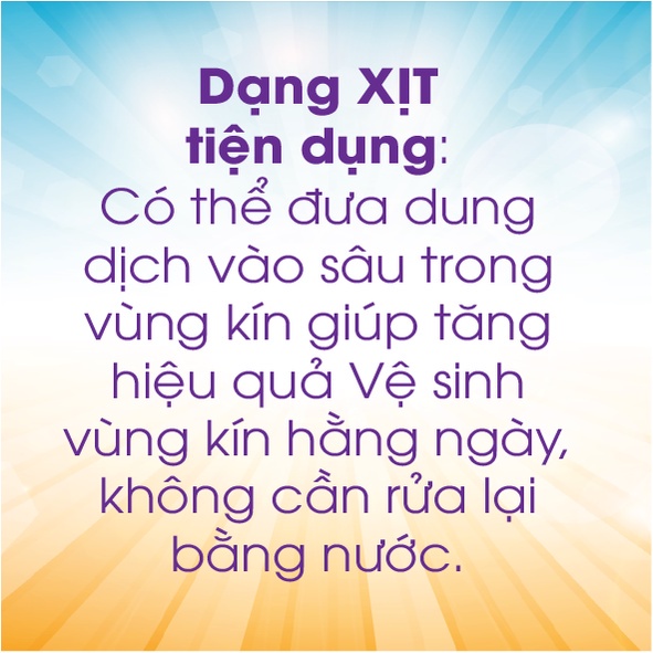 Xịt vệ sinh phụ nữ MACASA giảm ngứa, ngừa viêm - Có đầu xịt dài đưa dịch vào sâu bên trong, không cần rửa lại bằng nước