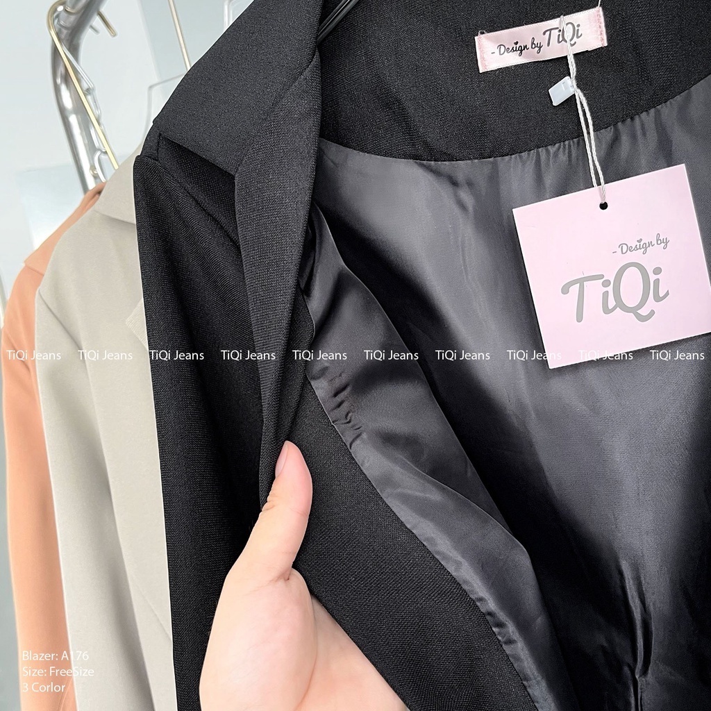 Áo khoác Blazer nữ form rộng dài tay phong cách Hàn Quốc dày dặn , nhiều màu TiQi Jeans A176 | BigBuy360 - bigbuy360.vn