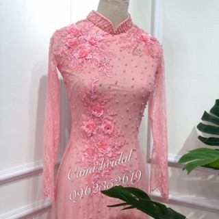 Áo dài cho cô dâu cưới hỏi.