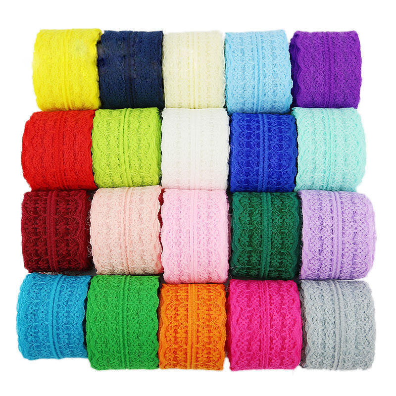 Cuộn Vải Ren 45mm Dài 5 Yard Dùng Trang Trí Đa Năng