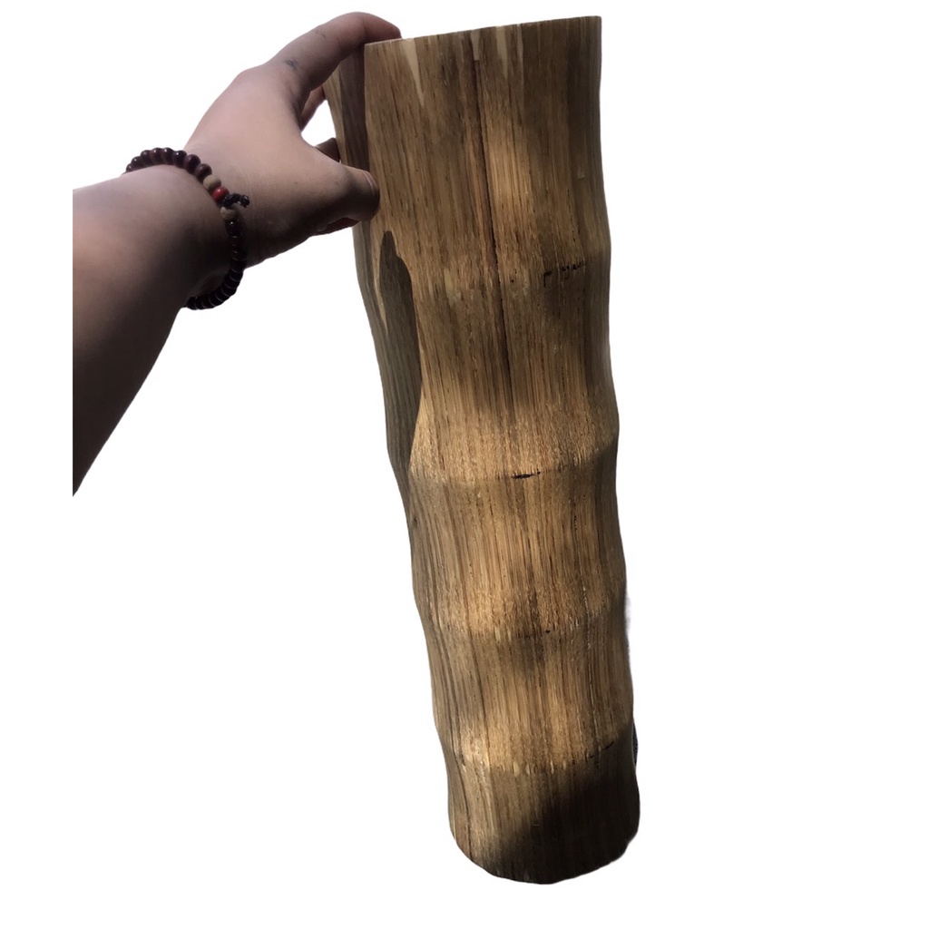 01 Bình Hoa Bằng Tre Trang Trí Decor Độc Đáo Phong Cách Vintage Kích Thước H50 * D14 cm / H70* D14 c