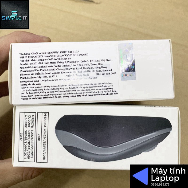 [LOGITECH] Chuột Không Dây Logitech B175 (Chính hãng)