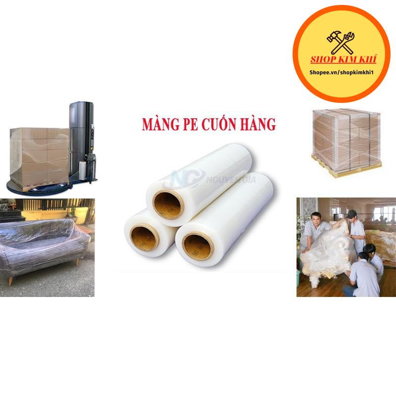 Màng bọc màng chít PE 50cmx 2,8kg  Dùng cuốn bọc hàng hoá và pallet- Chất lượng dẻo,dai