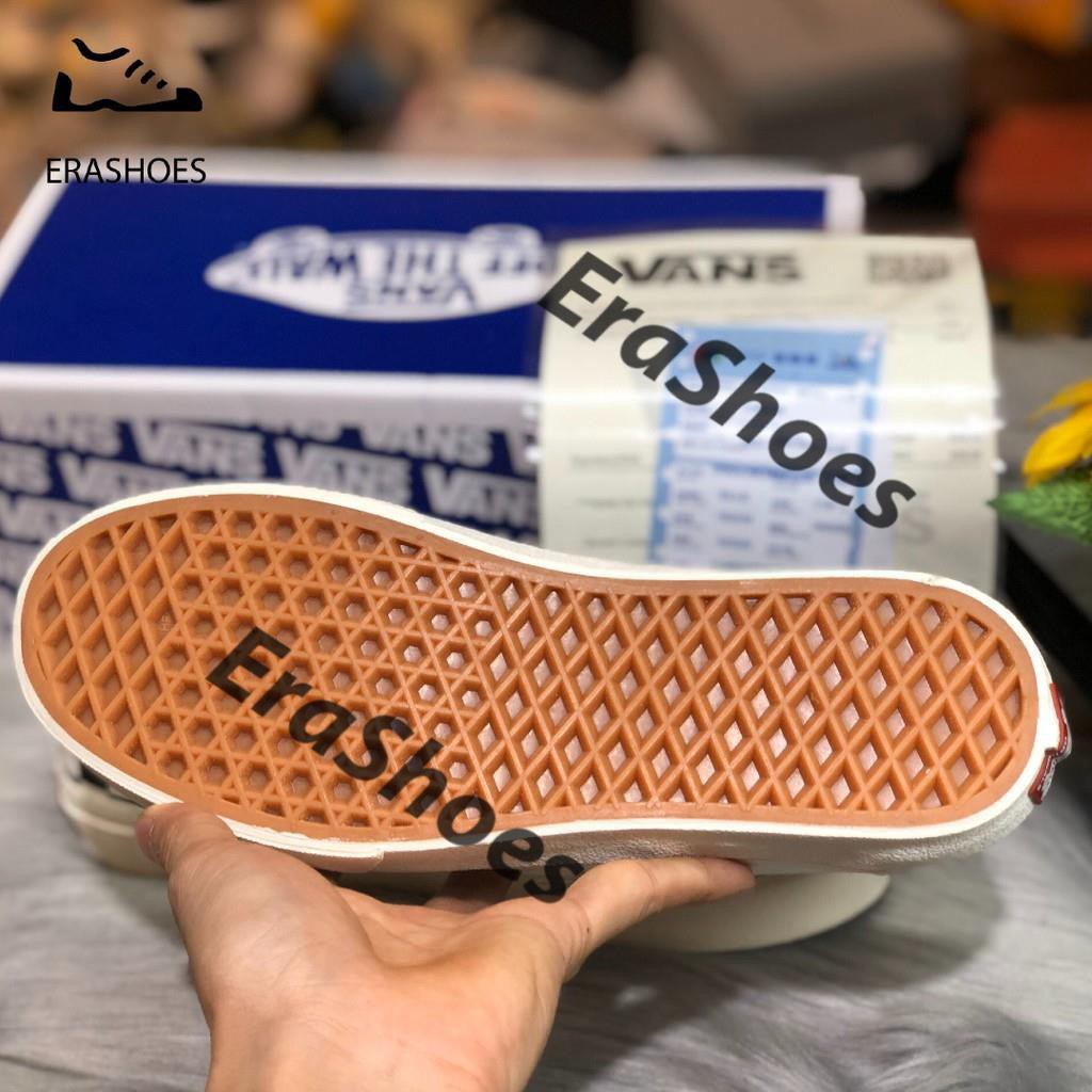 freeship unisex [EraShoes] Giày Vans vault caro (Checkerboard Slip On) Bản SlÊU CẤP Nam/Nữ (Chụp tại Shop)