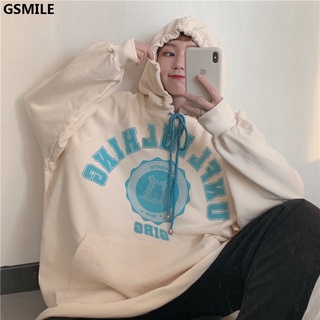 Áo Hoodie dáng rộng in chữ phong cách Hàn Quốc dễ thương cho nữ