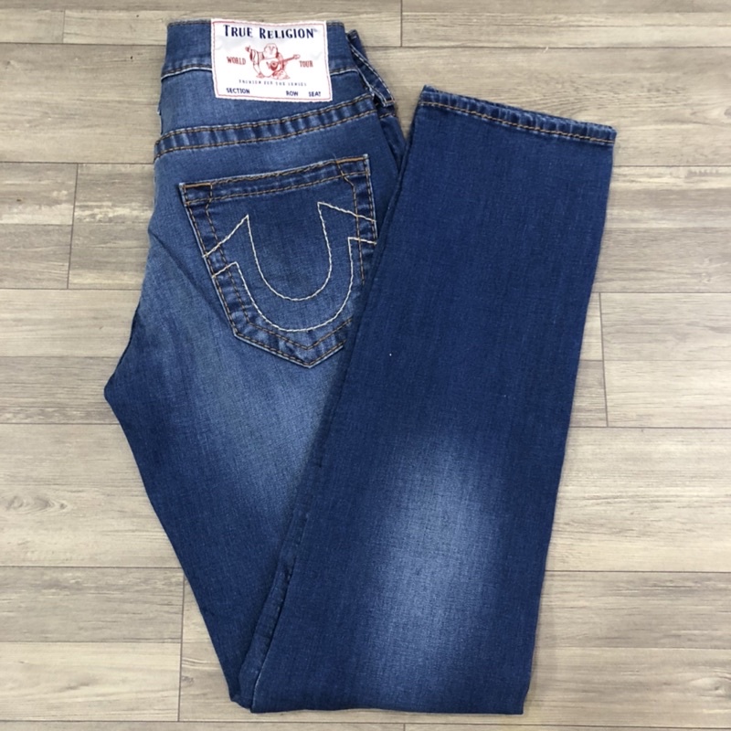 Quần jeans Ông Địa Mỹ Geno mài rách co giãn