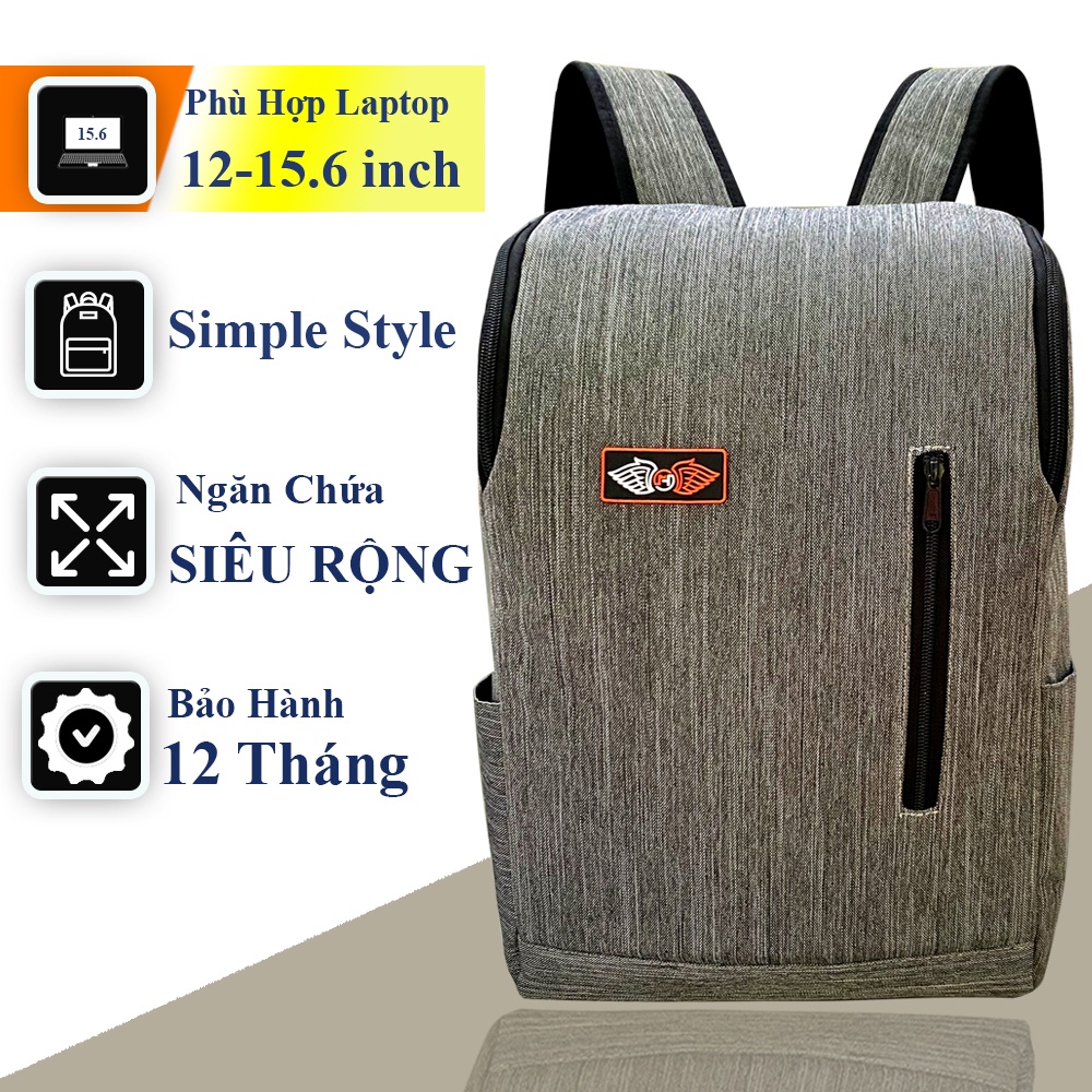 Balo laptop nam nữ, túi đựng laptop 13 inch, 14 inch, 15.6 inch, chống sốc dành cho người đi làm, sinh viên, học sinh