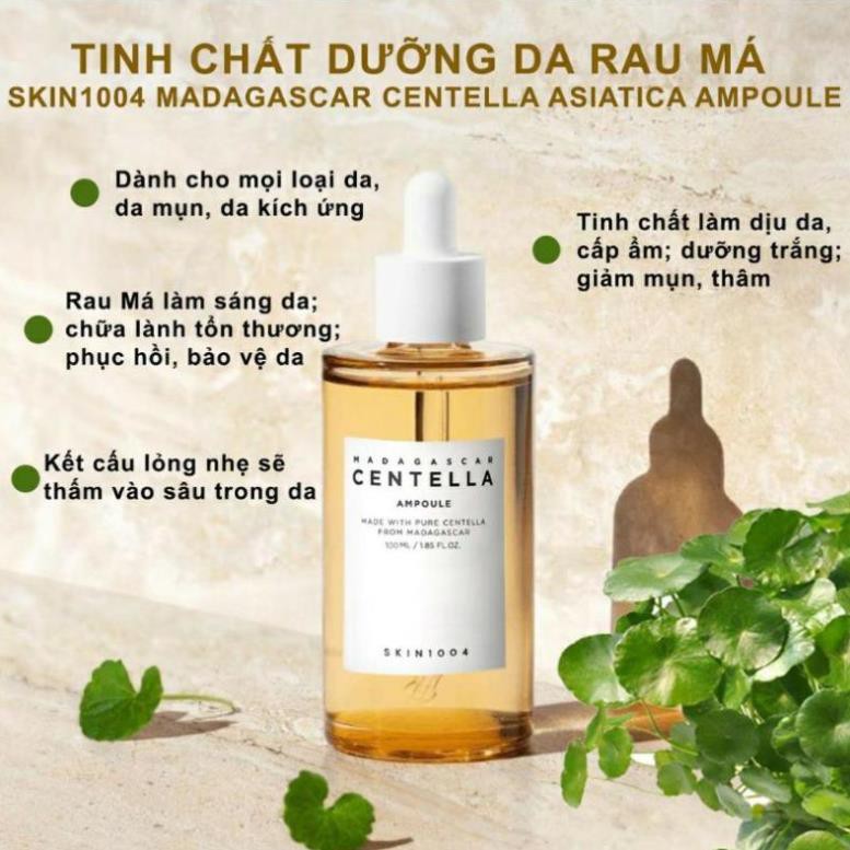 Tinh Chất giảm Mụn rau má Skin1004 Madagascar Centella Asiatica Ampoule | BigBuy360 - bigbuy360.vn