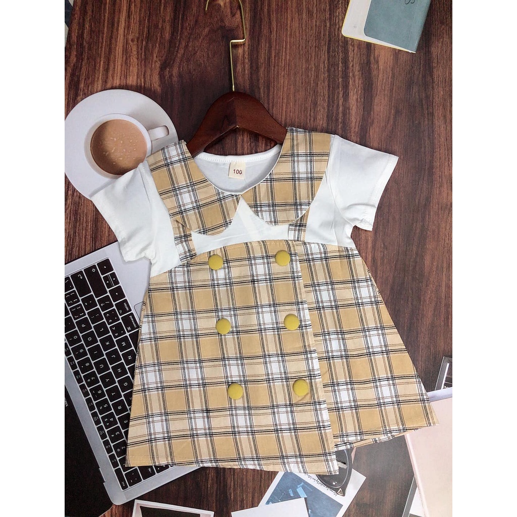 [XẢ HÀNG] Váy Bé Gái - Váy Tiểu Thư Cho Bé Siêu Xinh - Hàng Quảng Châu Cao Cấp