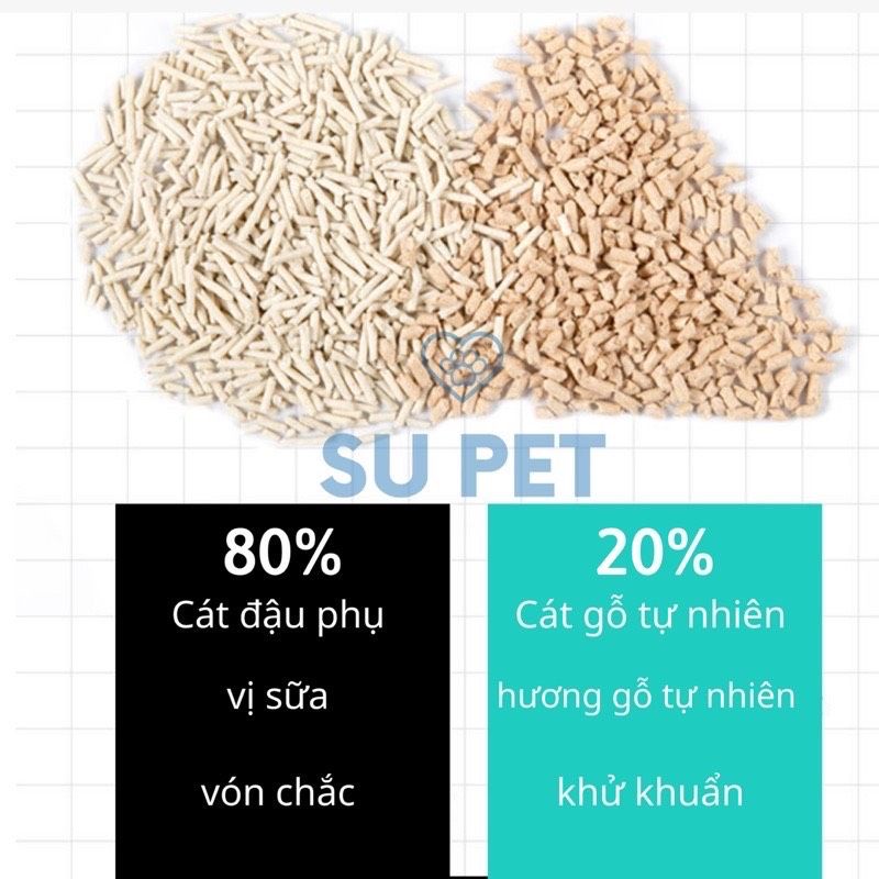 CÁT ĐẬU CATURE NATURAL CLUMPING CAT LITTER 6L