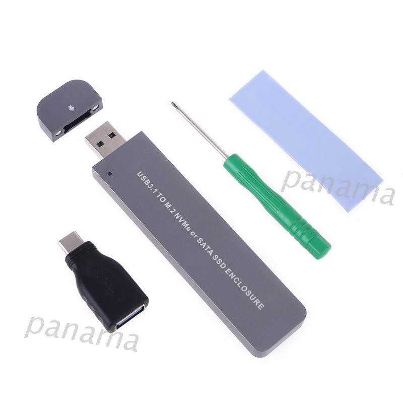 Thiết bị chuyển đổi cổng Type C USB 3.1 sang M2 Nvme Sata SSD cho hộp đĩa Pcie Ngff M.2