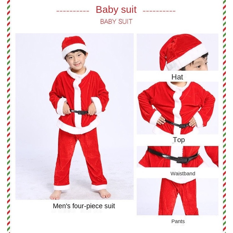 Bộ đồ hóa trang ông già Noel cho bé