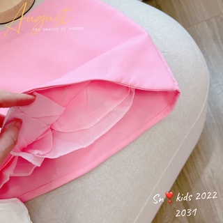 Set vest cộc 3 ct cho bé gái