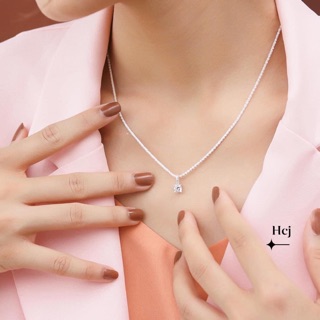 DÂY CHUYỀN BẠC TA MẶT ĐÁ LẤP LÁNH