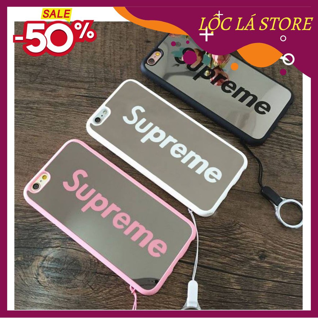 Ốp gương supreme cho iphonne