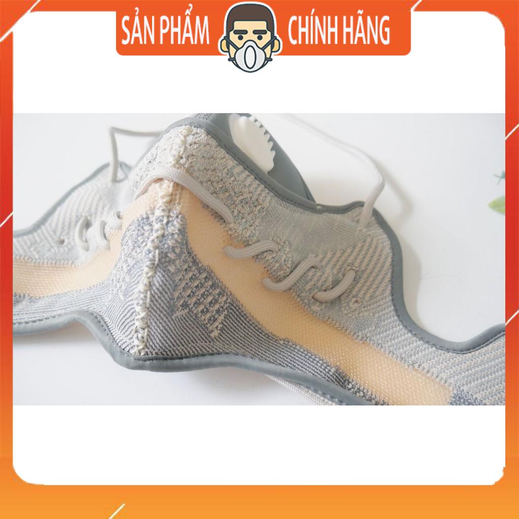 Khẩu Trang Giày Yezzy Xám Vàng phong cách chống bụi thời trang cao cấp
