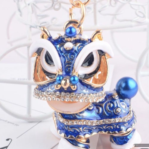 Móc treo chìa khóa ô tô xe máy hình Kỳ Lân