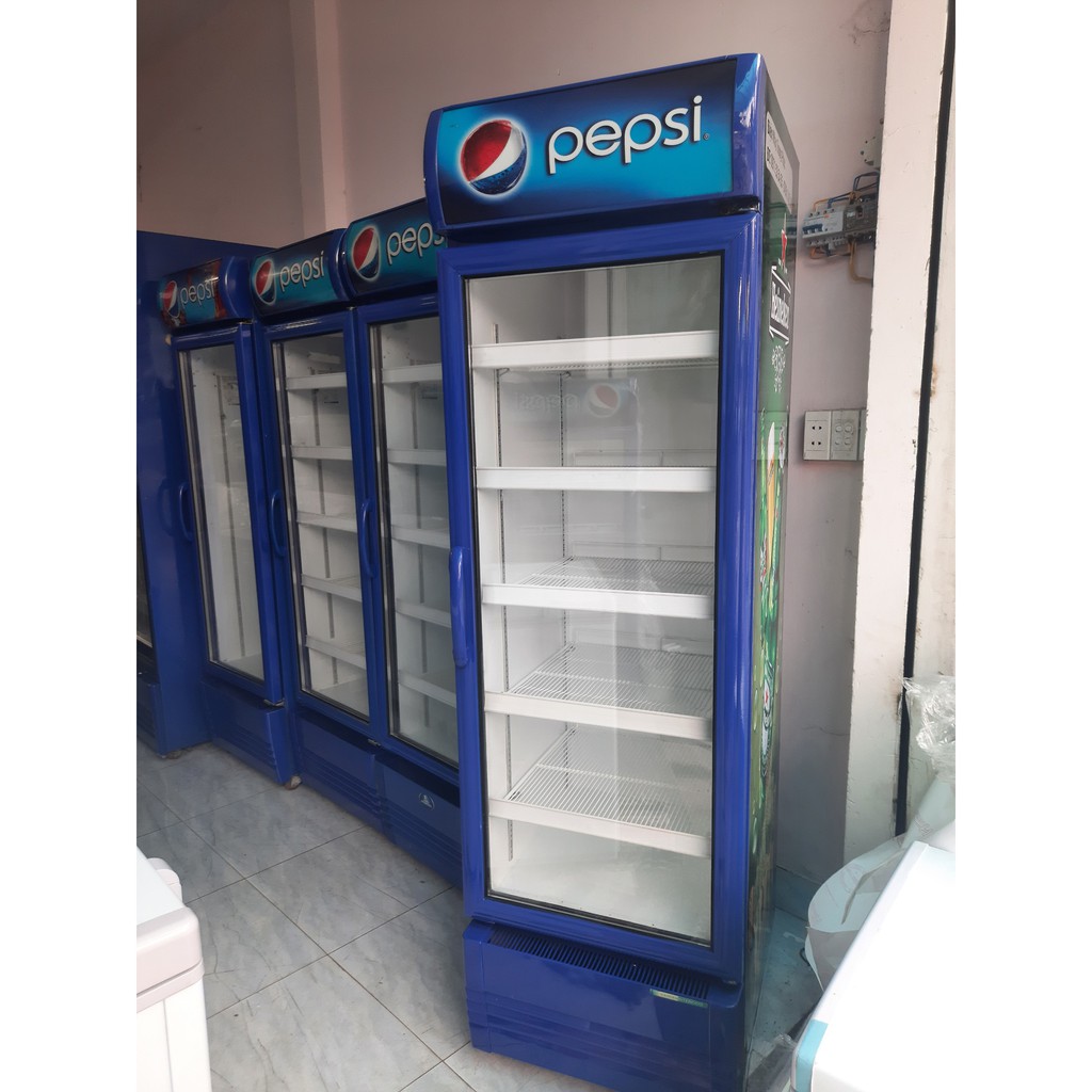tủ mát pepsi 400 lít _ máy móc nguyên zin