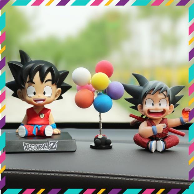 Mô Hình DragonBall Son Goku, Krillin Siêu Đẹp - Trang trí Decor taplo Ô tô - Trang trí bàn học bàn , Bàn Làm Việc