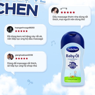 Dầu Massage Cho Bé BÜBCHEN BABY ÖL Giúp Thư Giãn