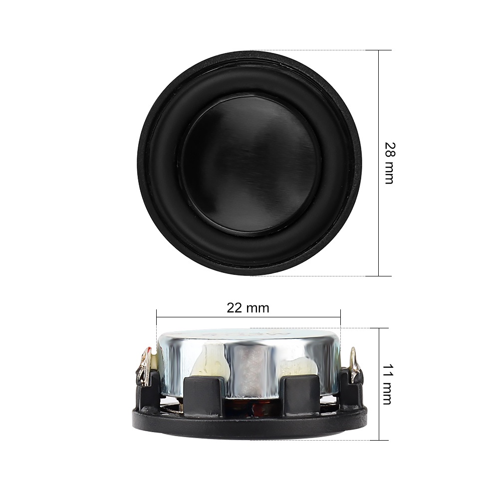Aio Set 2 Loa bluetooth mini 1 inch 4 ohm / 8ohm 3w 28mm Siêu Mỏng