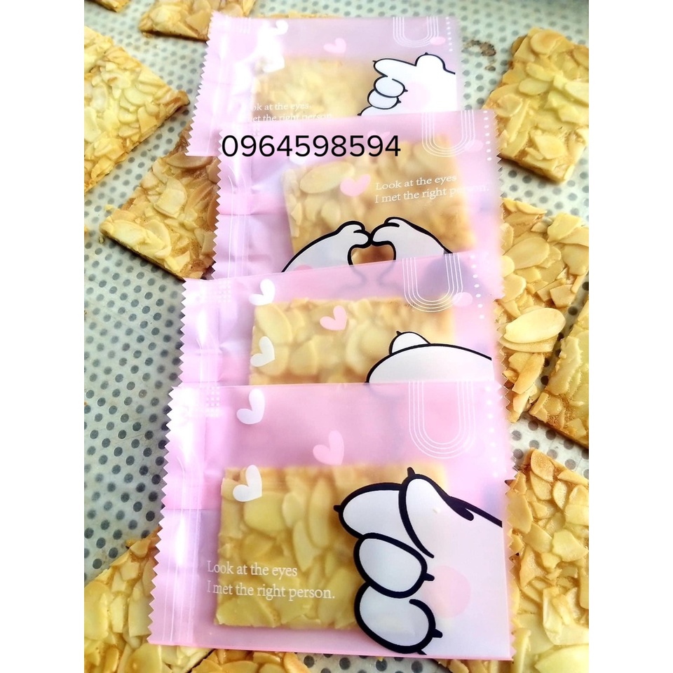 Set nguyên liệu bánh ngói hạnh nhân tặng công thức