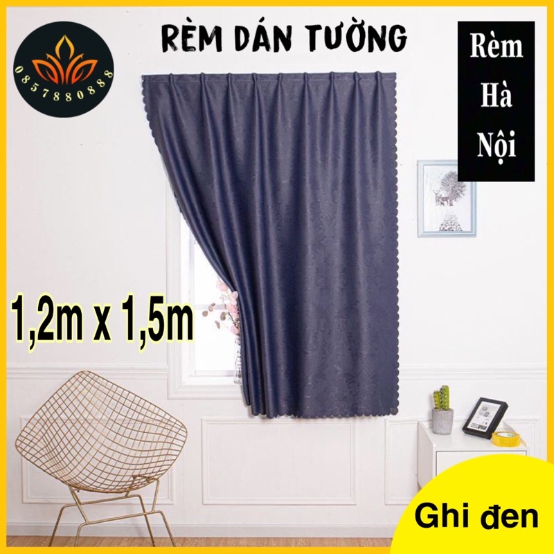 Rèm cửa dán tường kích thước 1,2mx1,5m