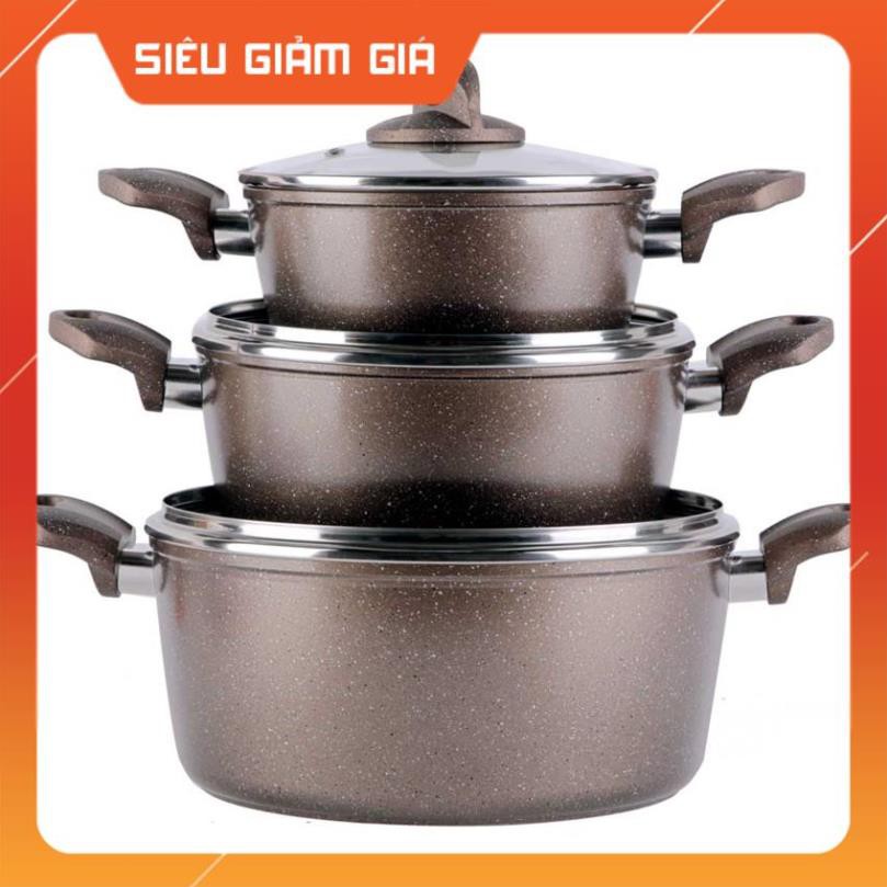 Bộ nồi hợp kim nhôm đáy từ Kangaroo KG936