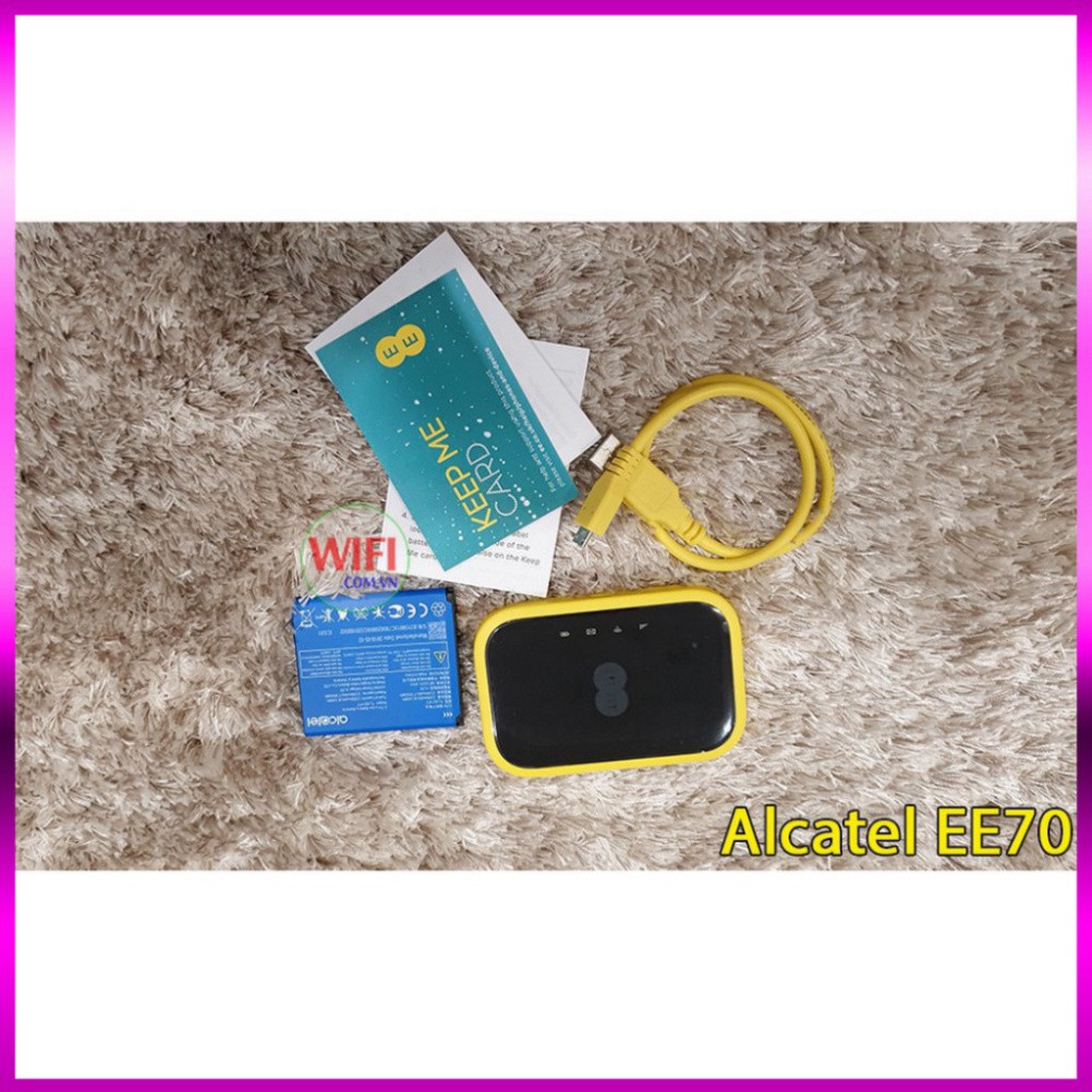SALE NÀO CẢ NHÀ 50% Bộ Phát Wifi 4G Alcatel EE70, Tốc Độ 4G 300Mbps, Pin 2150mAh, Wifi 802.11ac Hỗ Trợ 20 Kết Nối SALE N | BigBuy360 - bigbuy360.vn