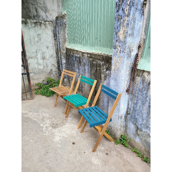 Ghế gỗ đủ màu