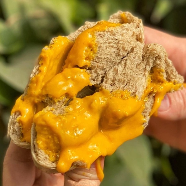 Bánh bao nguyên cám gạo lứt kim sa