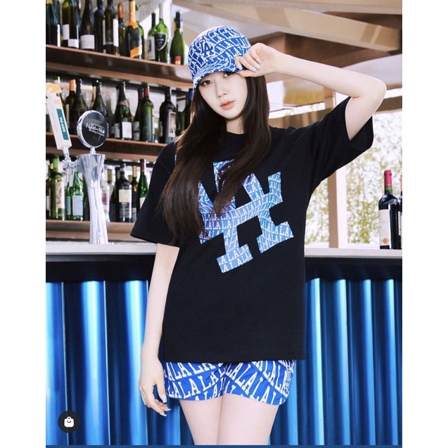 Áo MLB logo meta LA