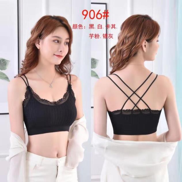 (906) áo bra đan dây tập các kiểu