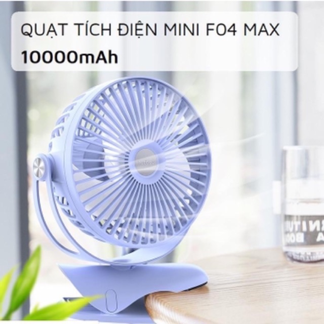 Quạt tích điện Yobaoo - F04 Max , dung lượng 10.000 Mah | BigBuy360 - bigbuy360.vn
