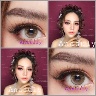 Lens mắt thời trang - Lens nâu tây viền tròn siêu hót cho cô dâu makeup