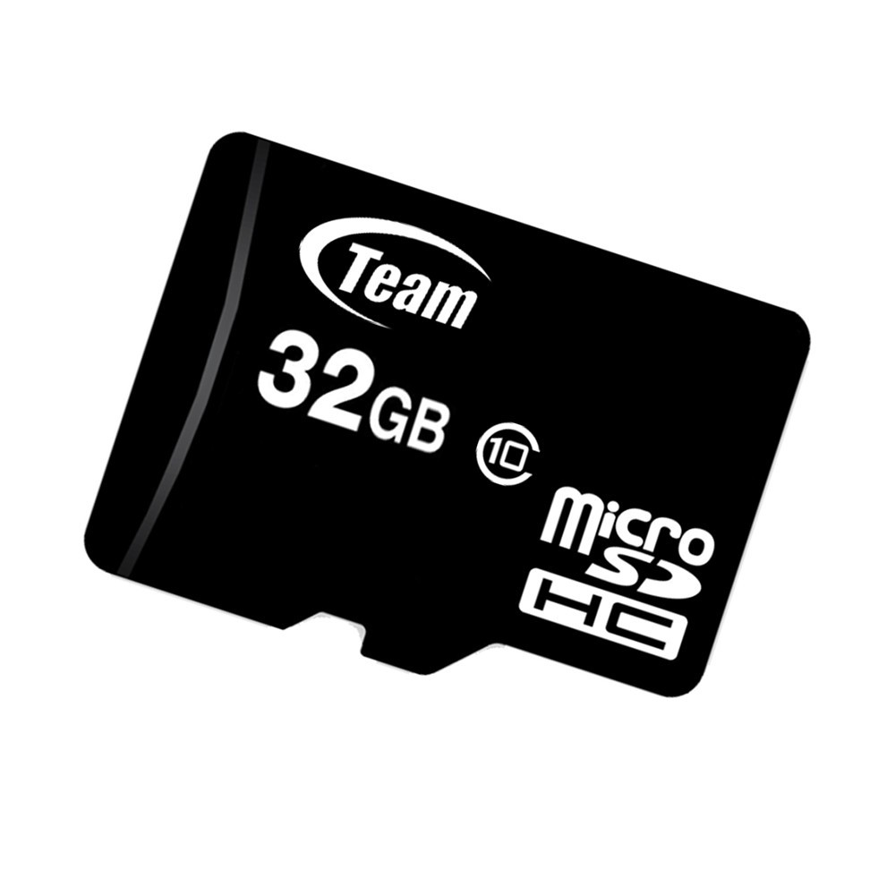 Thẻ nhớ micro SDHC Team 32GB class 10 kèm Adapter (Đen) - Hãng phân phối chính thức